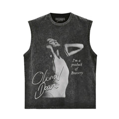 OLIVIA DEAN I’M A PRODUCT OF BRAVERY TANK TOP
