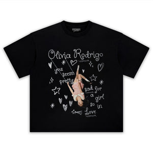 OLIVIA RODRIGO DOODLE TANK TOP & TEE & LONG SLEEVE & LAYERED LS & HOODIE