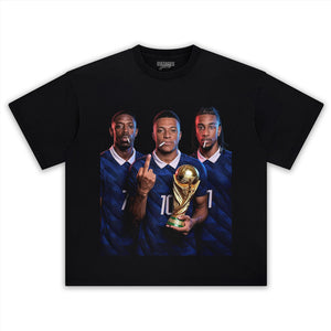 OUSMANE DEMBÉLÉ & KYLIAN MBAPPÉ & MICHAEL OLISE TANK TOP & TEE & LONG SLEEVE & LAYERED LS & HOODIE