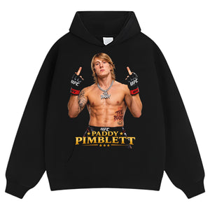 PADDY PIMBLETT FLIPPING THE BIRD VINTAGE CLASSIC TANK TOP & TEE & LONG SLEEVE & LAYERED LS & HOODIE