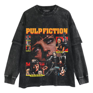 PULP FICTION VINTAGE TANK TOP & TEE & LONG SLEEVE & LAYERED LS & HOODIE