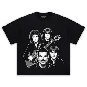 QUEEN BAND V2 TEE & LS & HOODIE