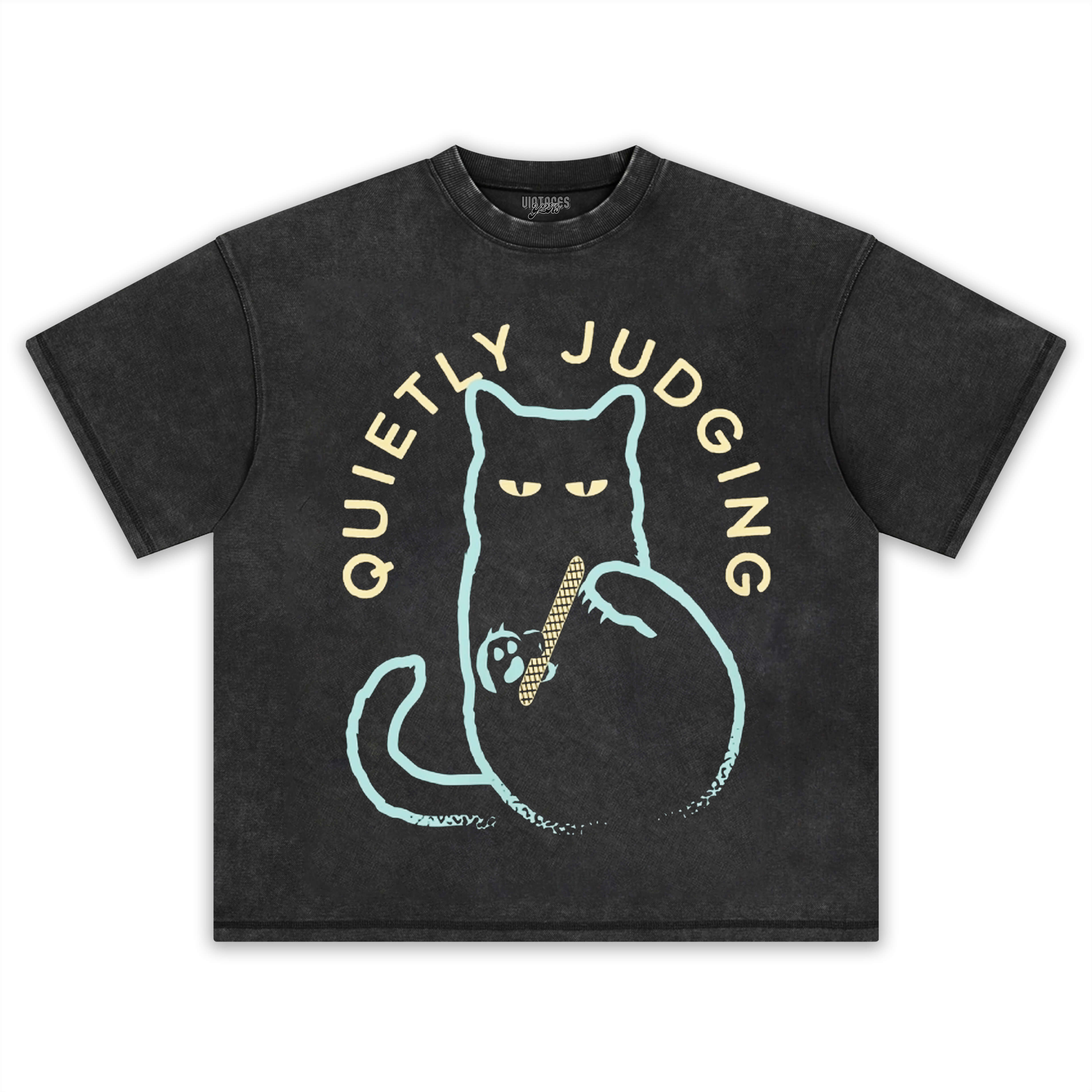 QUIETLY JUDGING TEE