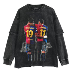 RAPHINHA & LAMINE YAMAL SIGNATURE LAYERED LONG SLEEVE
