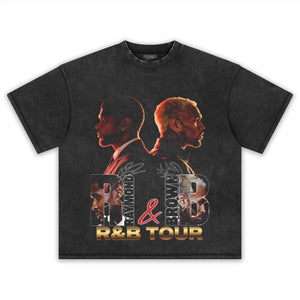 RAYMOND & CHRIS BROWN R&B TOUR 2026 TANK TOP & TEE & LONG SLEEVE & LAYERED LS & HOODIE