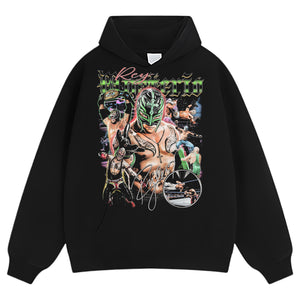 REY MYSTERIO TEE & LS & HOODIE