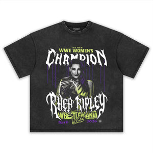RHEA RIPLEY WRESTLEMANIA 42 WINNER TANK TOP & TEE & LONG SLEEVE & LAYERED LS & HOODIE