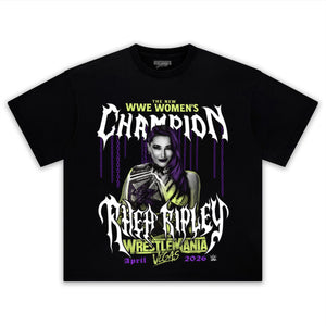 RHEA RIPLEY WRESTLEMANIA 42 WINNER TANK TOP & TEE & LONG SLEEVE & LAYERED LS & HOODIE