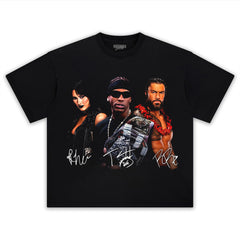 RHEA RIPLEY & ROMAN REIGNS & TRAVISSCOTT TEE