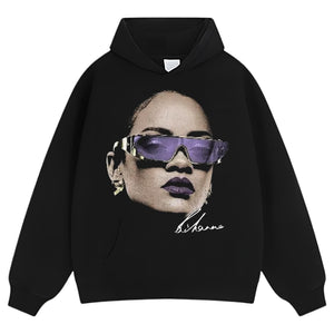 RIHANNA BIG HEAD TANK TOP & TEE & LONG SLEEVE & LAYERED LS & HOODIE