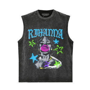 RIHANNA POP MUSIC TANK TOP & TEE & LONG SLEEVE & LAYERED LS & HOODIE
