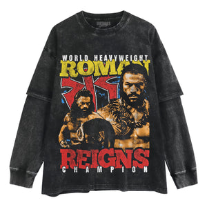 ROMAN REIGNS CHAMPIONSHIP TANK TOP & TEE & LONG SLEEVE & LAYERED LS & HOODIE