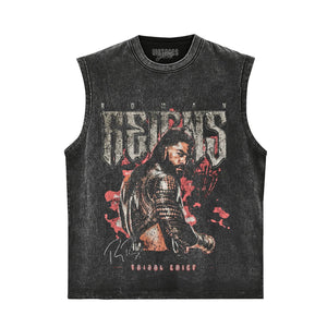 ROMAN REIGNS TRIBAL CHIEF VINTAGE WRESTLING TANK TOP & TEE & LONG SLEEVE & LAYERED LS & HOODIE