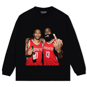 RUSSELL WESTBROOK & JAMES HARDEN TANK TOP & TEE & LONG SLEEVE & LAYERED LS & HOODIE