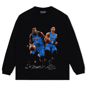 RUSSELL WESTBROOK & KEVIN DURANT TANK TOP & TEE & LONG SLEEVE & LAYERED LS & HOODIE