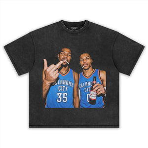 RUSSELL WESTBROOK & KEVIN DURANT V1 TANK TOP & TEE & LONG SLEEVE & LAYERED LS & HOODIE