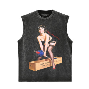 RETRO PIN-UP BODYBUILDER TANK TOP & TEE & LONG SLEEVE & LAYERED LS & HOODIE