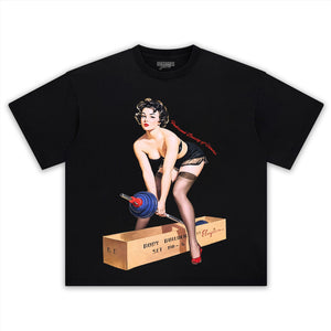 RETRO PIN-UP BODYBUILDER TANK TOP & TEE & LONG SLEEVE & LAYERED LS & HOODIE