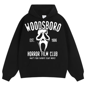 SCREAM 7 - WOODSBORO HORROR FILM CLUB SCREAM TEE & LS & HOODIE