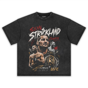 SEAN STRICKLAND CHAMPION V2 TANK TOP & TEE & LONG SLEEVE & LAYERED LS & HOODIE