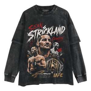 SEAN STRICKLAND CHAMPION V2 TANK TOP & TEE & LONG SLEEVE & LAYERED LS & HOODIE
