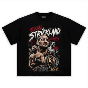 SEAN STRICKLAND CHAMPION V2 TANK TOP & TEE & LONG SLEEVE & LAYERED LS & HOODIE