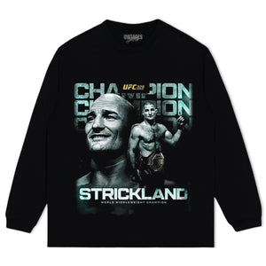SEAN STRICKLAND CHAMPION V4 TANK TOP & TEE & LONG SLEEVE & LAYERED LS & HOODIE