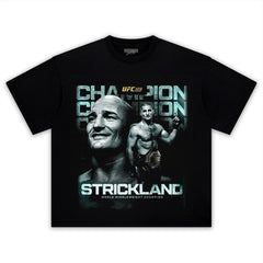 SEAN STRICKLAND CHAMPION V4 TANK TOP & TEE & LONG SLEEVE & LAYERED LS & HOODIE