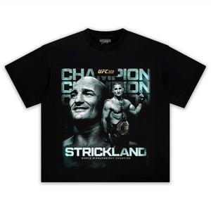 SEAN STRICKLAND CHAMPION V4 TANK TOP & TEE & LONG SLEEVE & LAYERED LS & HOODIE