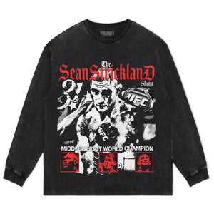 SEAN STRICKLAND FIGHTER TANK TOP & TEE & LONG SLEEVE & LAYERED LS & HOODIE