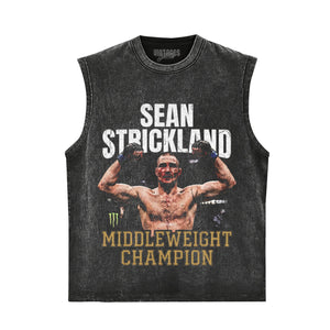 SEAN STRICKLAND MIDDLEWEIGHT CHAMPION TANK TOP & TEE & LONG SLEEVE & LAYERED LS & HOODIE