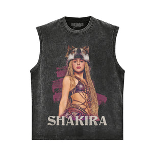 SHAKIRA - LA LOBA (GLITTER) TANK TOP & TEE & LONG SLEEVE & LAYERED LS & HOODIE