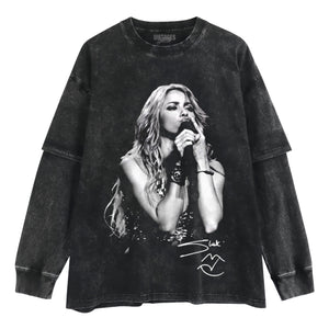 SHAKIRA TANK TOP & TEE & LONG SLEEVE & LAYERED LS & HOODIE