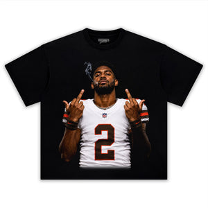 SHEDEUR SANDERS - MIDDLE FINGER TANK TOP & TEE & LONG SLEEVE & LAYERED LS & HOODIE