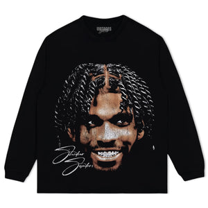 SHEDEUR SANDERS BIG FACE GRUNGE TANK TOP & TEE & LONG SLEEVE & LAYERED LS & HOODIE