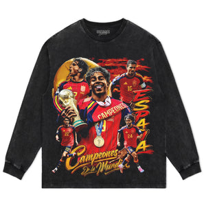 SPAIN - WC '26 CHAMPS V3 TANK TOP & TEE & LONG SLEEVE & LAYERED LS & HOODIE
