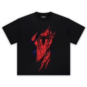 SPIDER-MAN - DAMAGED BATTLE SUIT TANK TOP & TEE & LONG SLEEVE & LAYERED LS & HOODIE