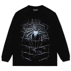 SPIDER-MAN SYMBIOTE BLACK TANK TOP & TEE & LONG SLEEVE & LAYERED LS & HOODIE
