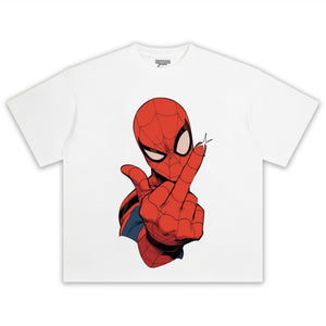 SPIDERMAN - MIDDLE FINGER V2 TEE & LONG SLEEVE