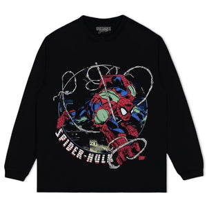 SPIDERMAN WEBBED SPIDER HULKK TANK TOP & TEE & LONG SLEEVE & LAYERED LS & HOODIE