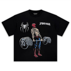 SPIDER MAN GYM-WORKOUT TEE & LS & HOODIE