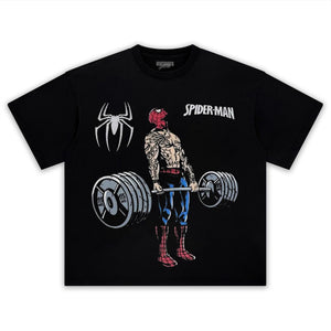 SPIDER MAN GYM-WORKOUT TEE & LS & HOODIE