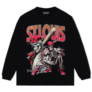 ST-LOUIS BASEBALL TEE & LS & HOODIE
