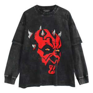 STAR WARS - DARTH MAUL PORTRAIT TANK TOP & TEE & LONG SLEEVE & LAYERED LS & HOODIE