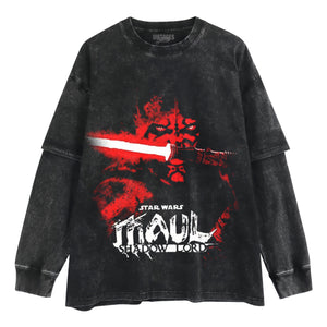 STAR WARS - DARTH MAUL V3 TANK TOP & TEE & LONG SLEEVE & LAYERED LS & HOODIE