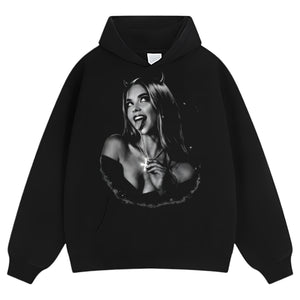 SYDNEY SWEENEY DEVIL TANK TOP & TEE & LONG SLEEVE & LAYERED LS & HOODIE