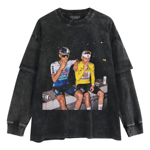 TADEJ POGAČAR & JONAS VINGEGAARD 2026 V1 TANK TOP & TEE & LONG SLEEVE & LAYERED LS & HOODIE