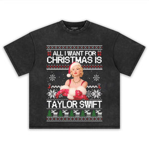 TAYLOR SWIFT CHRISTMAS STYLES TEE & LS & HOODIE
