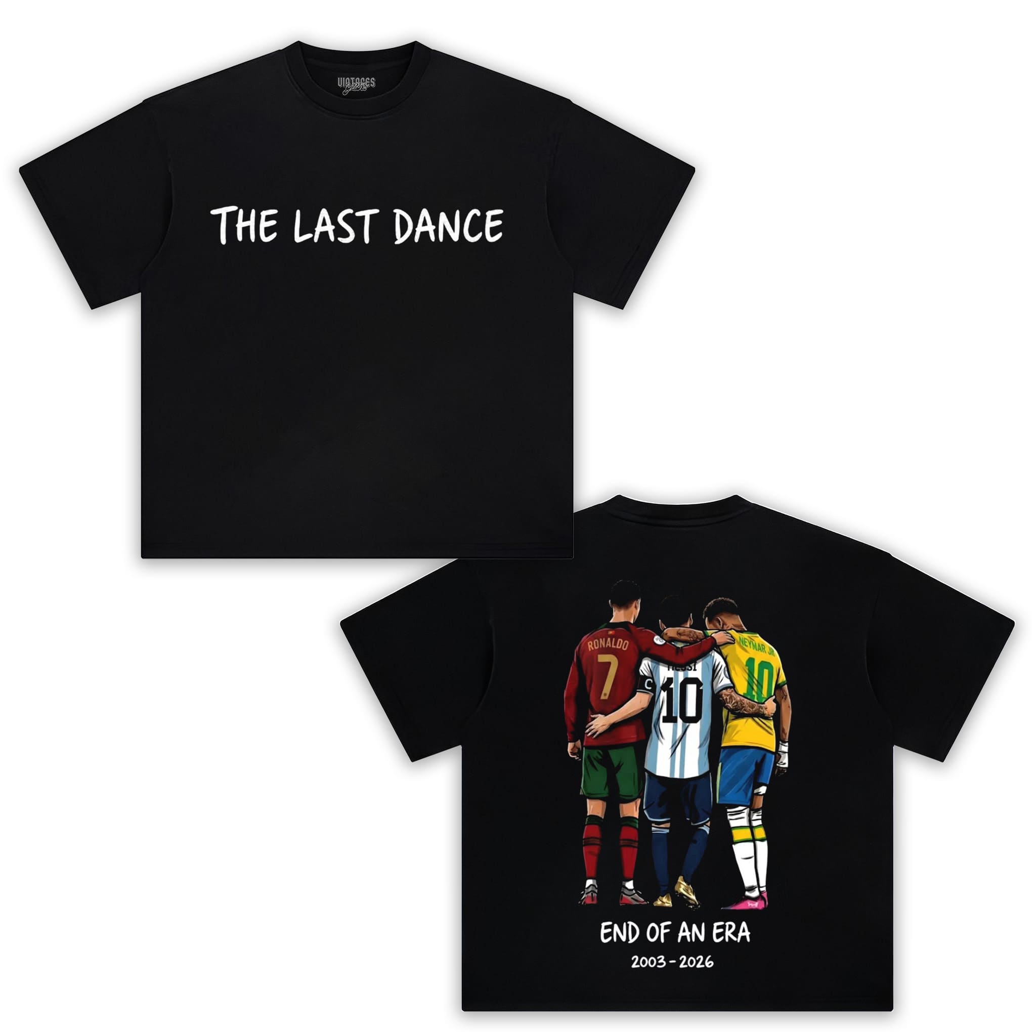 CRISTIANO RONALDO & MESSI & NEYMAR THE LAST DANCE TANK TOP & TEE