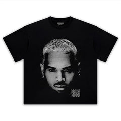 THE FACE OF BREEZY CHRIS BROWN TANK TOP & TEE & LONG SLEEVE & LAYERED LS & HOODIE